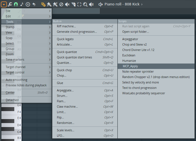 Piano Roll MCP Apply script